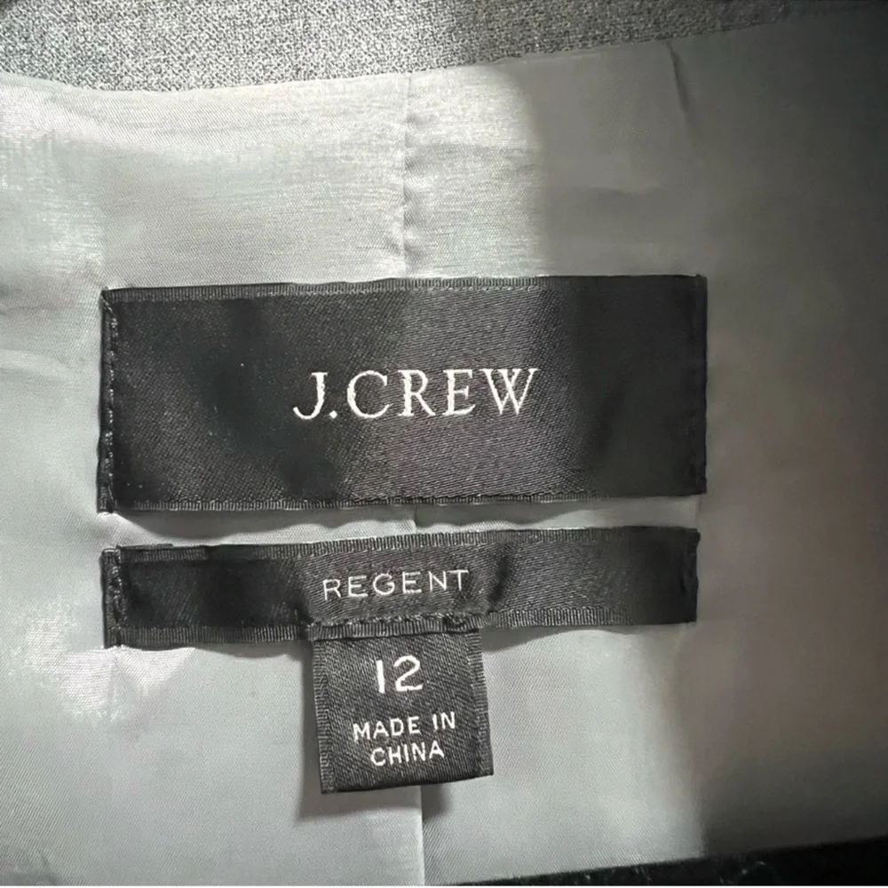 J. Crew Regent Blazer in Four season stretch in grey - Picture 8 of 10